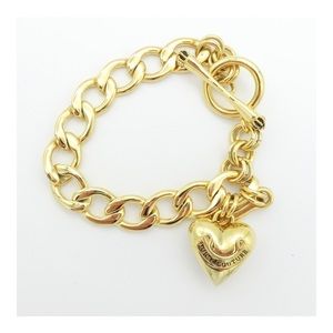 Juicy Couture Heart Chain Link Bracelet